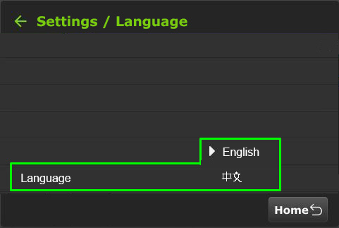 setting language