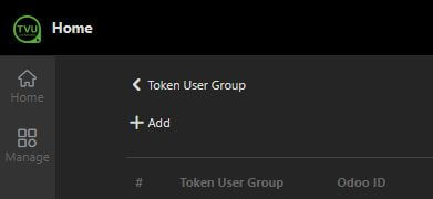 Token User Group - Add group